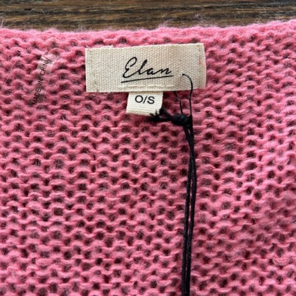 NWT ELAN “Rock & Love” Cardigan / Pink / Size:  OS - Picture 7 of 7